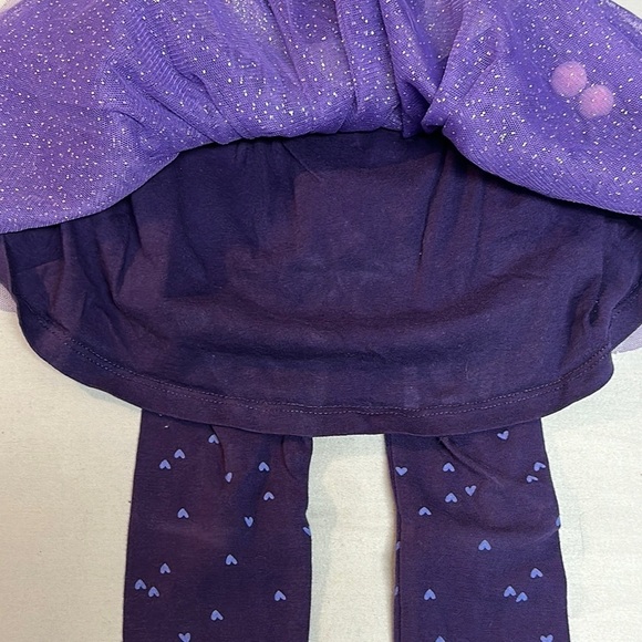 Souris Mini Purple Sparkly Tutu with Leggings - Picture 3 of 6